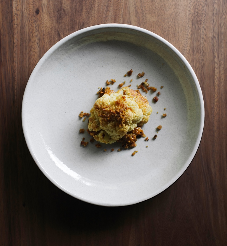20 CAULIFLOWER, ALMOND AND ARBOL CHILE MOJO