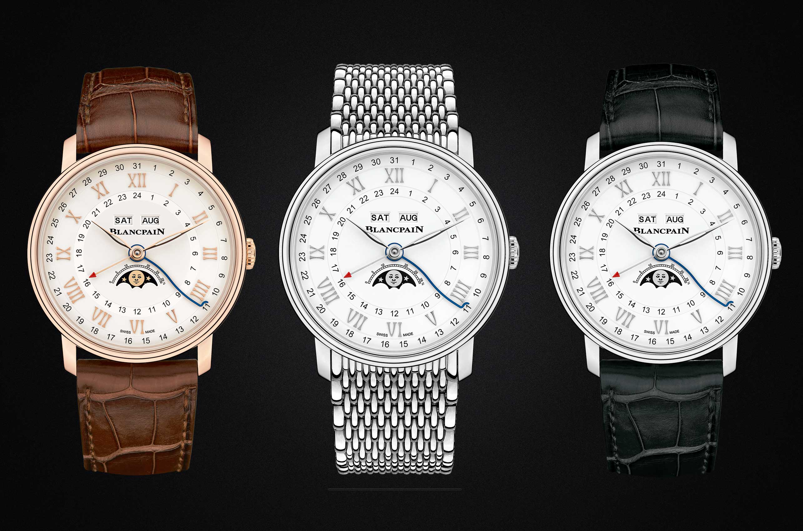 Blancpain unveils the Villeret Quantième Complet GMT
