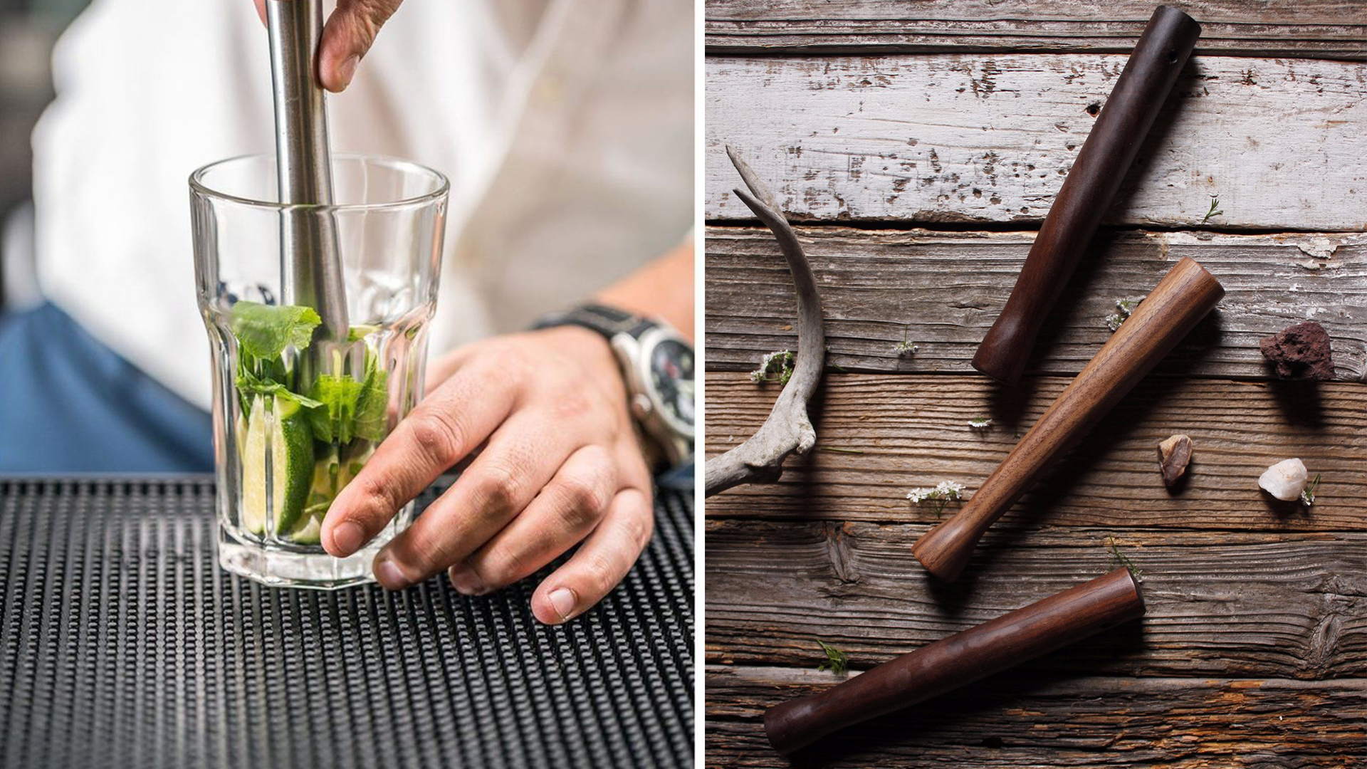 wooden cocktail muddler @PeakLife