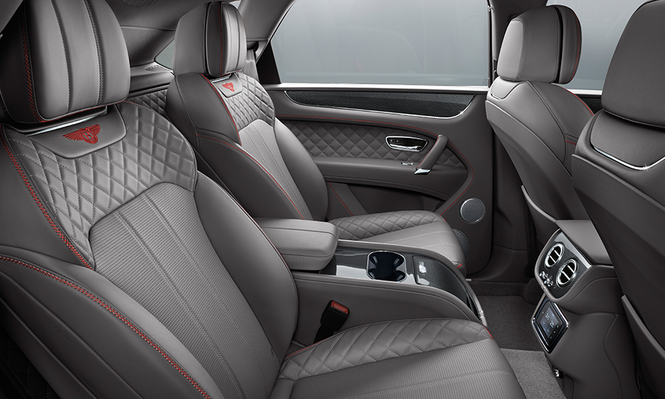 Bentayga V8 Beijing rear seat