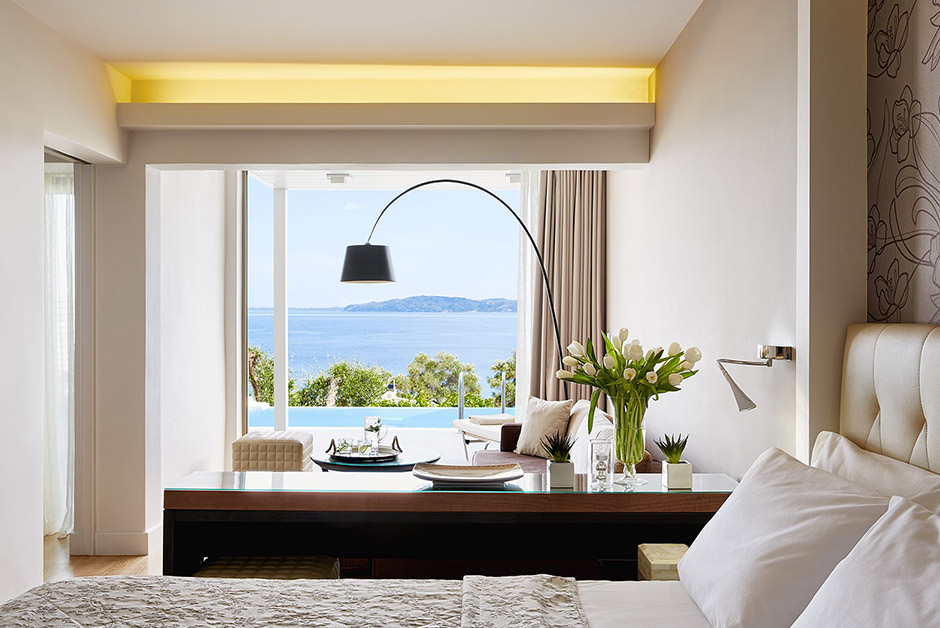 MarBella Corfu sea front room