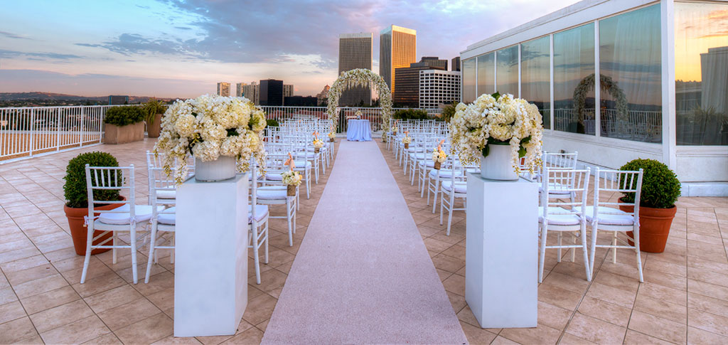 Beverly Hilton Stardust Wedding Ceremony