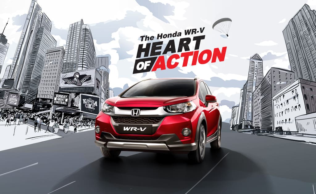 Honda WR-V is the only car which competes is compact-SUV segment in India