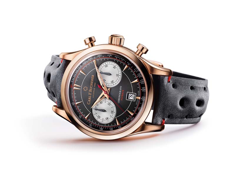 Manero Flyback (Retro Design) in rose gold (PPR/Carl F. Bucherer)