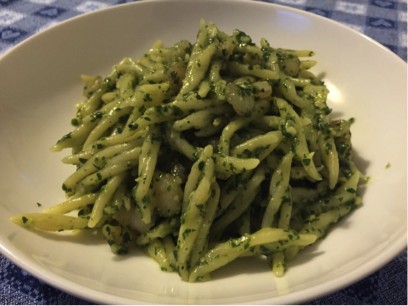 Pesto trofie, Italy